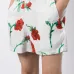 Шорты с эластичным поясом и цветочным принтом