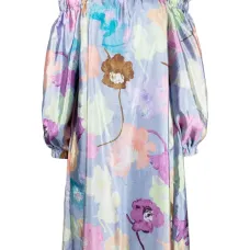 Платье Priscilia с открытыми плечами и цветочным принтом Платье Priscilia с открытыми плечами и цветочным принтом