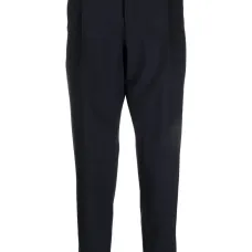 Укороченные брюки из смесовой вирджинской шерсти Укороченные брюки из смесовой вирджинской шерсти