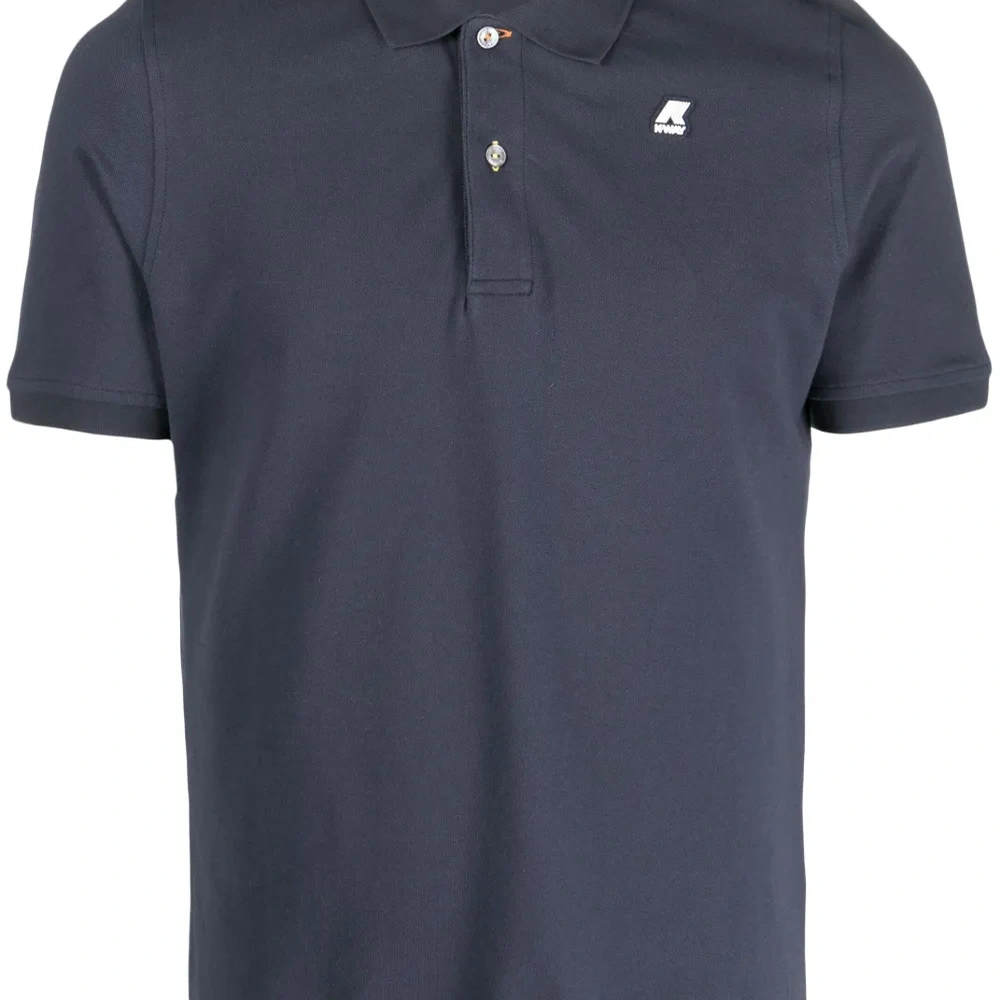 рубашка поло с нашивкой-логотипом