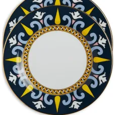 Набор десертных тарелок из фарфора