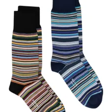 Комплект из двух пар носков в полоску