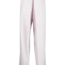 Брюки строгого кроя со складками