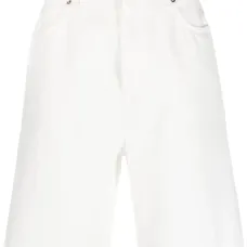 Джинсовые шорты прямого кроя Джинсовые шорты прямого кроя