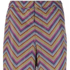 Плавки-шорты с узором зигзаг