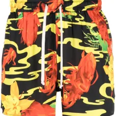 шорты с цветочным принтом