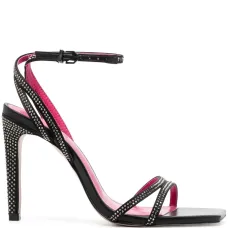 Босоножки с кристаллами