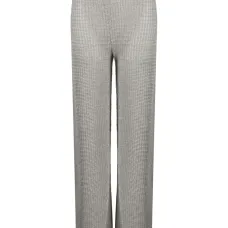 Ажурные брюки с завышенной талией