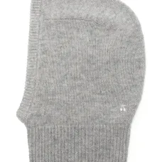 logo-embroidered cashmere balaclava