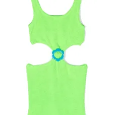 Декорированное платье с вырезами