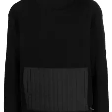 Флисовый джемпер с высоким воротником