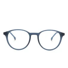 очки в круглой оправе с логотипом