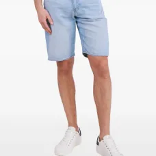 Джинсовые шорты с нашивкой-логотипом Джинсовые шорты с нашивкой-логотипом