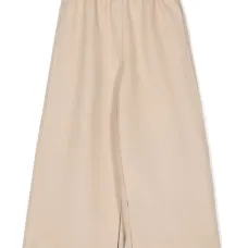 Широкие брюки с вышитым логотипом