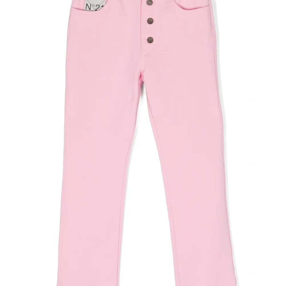 Прямые джинсы средней посадки