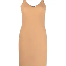 Платье мини с V-образным вырезом