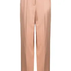 Брюки строгого кроя с завышенной талией