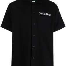 Рубашка с вышитой надписью