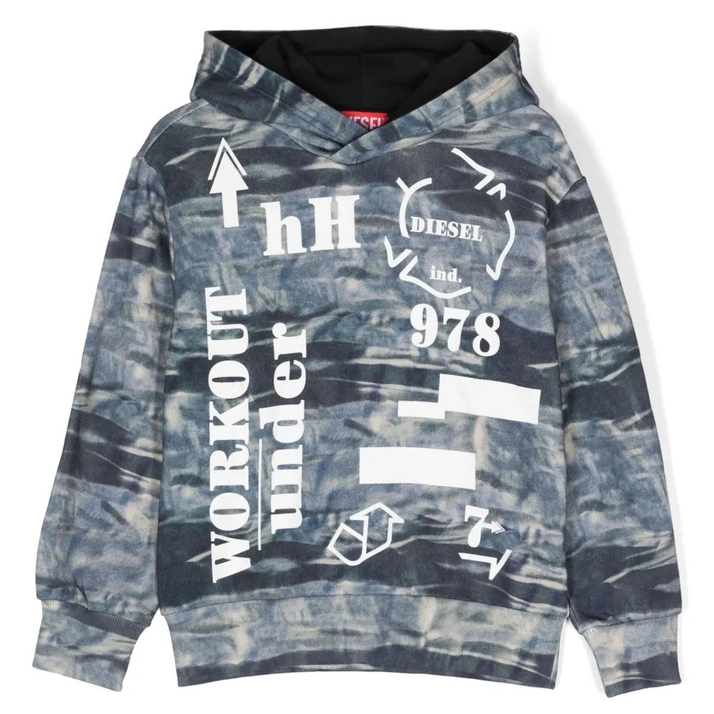 Худи с графичным принтом