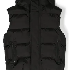 Жилет с капюшоном и логотипом Жилет с капюшоном и логотипом