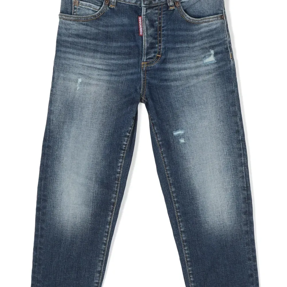 Джинсы Boston с нашивкой-логотипом