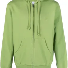 Худи на молнии с вышитым логотипом Худи на молнии с вышитым логотипом