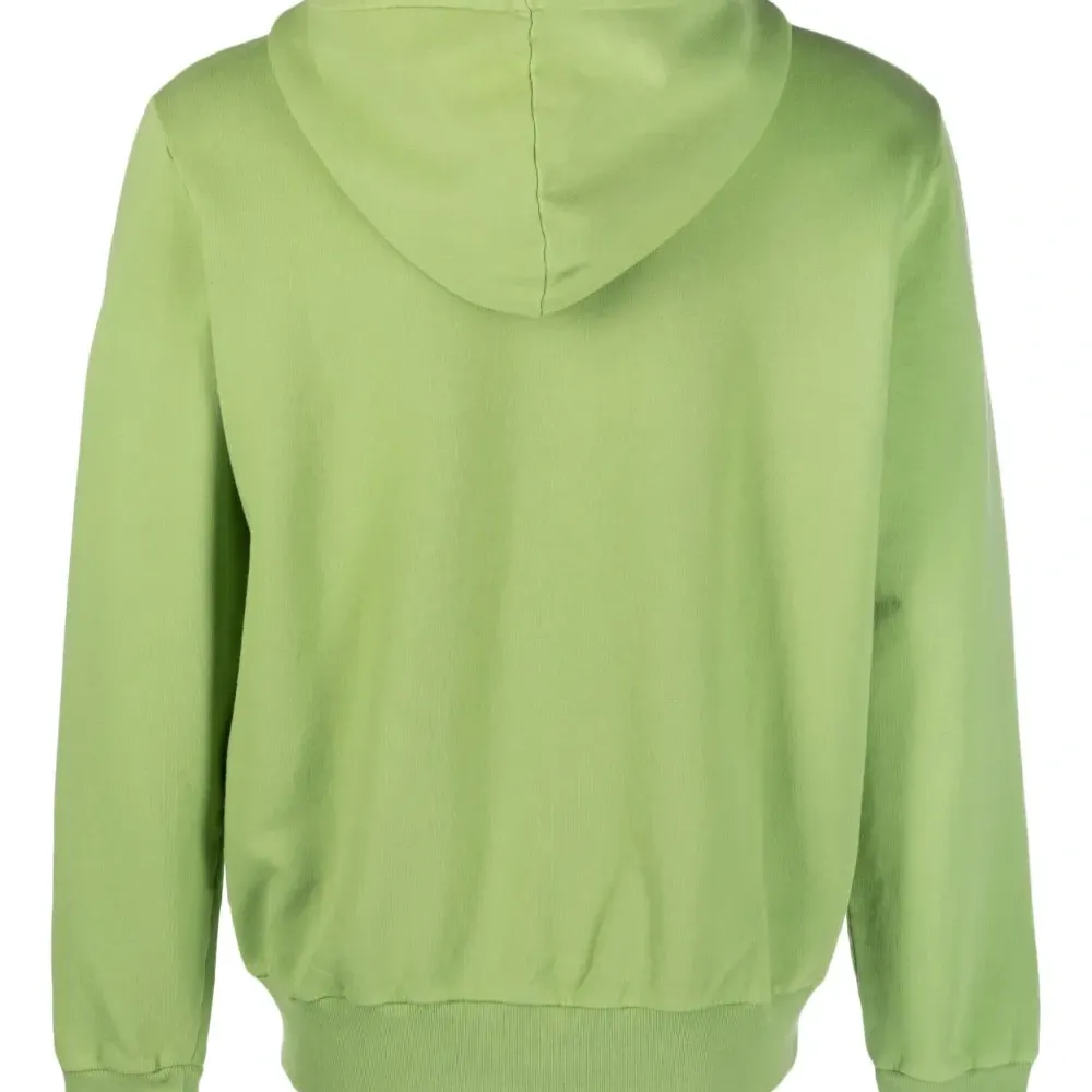 Худи на молнии с вышитым логотипом