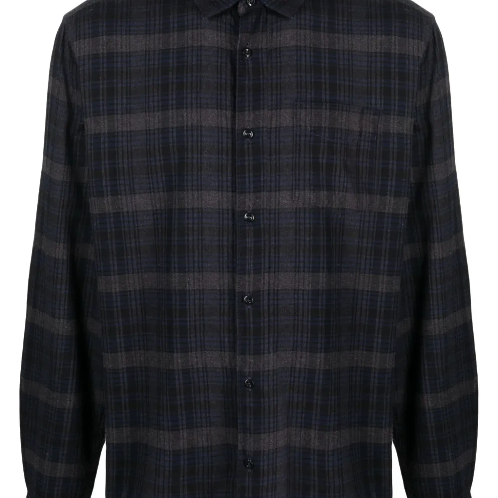 Фланелевая рубашка в клетку