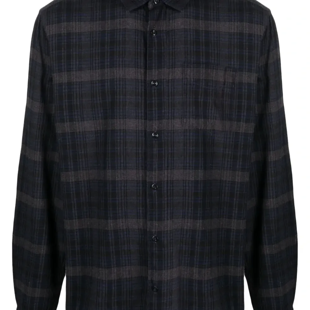 Фланелевая рубашка в клетку