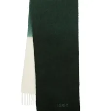 Шарф с вышитым логотипом и эффектом омбре Шарф с вышитым логотипом и эффектом омбре