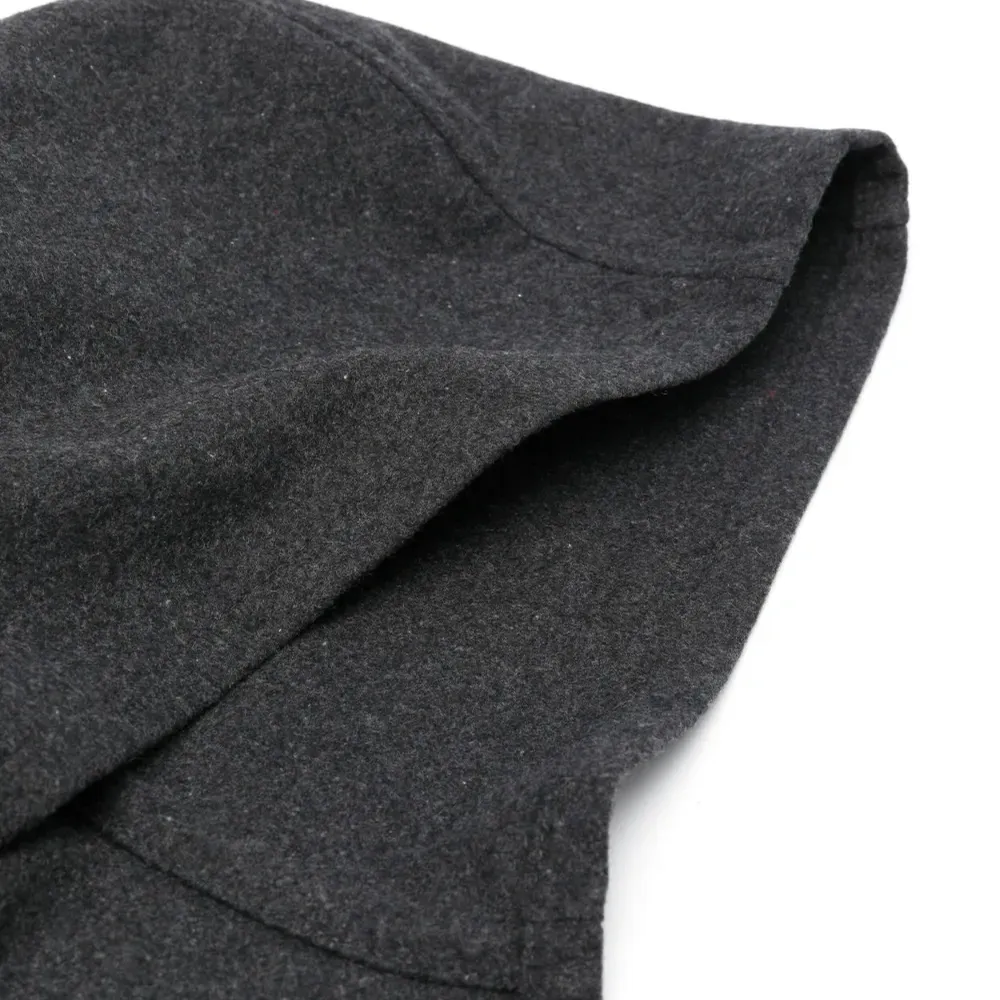 капюшон из смесовой шерсти