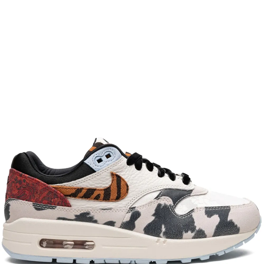 Кроссовки Air Max 1 '87 Tiger Swoosh Cow Print