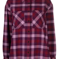 Клетчатая рубашка с длинными рукавами