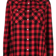 Фланелевая рубашка в клетку Фланелевая рубашка в клетку