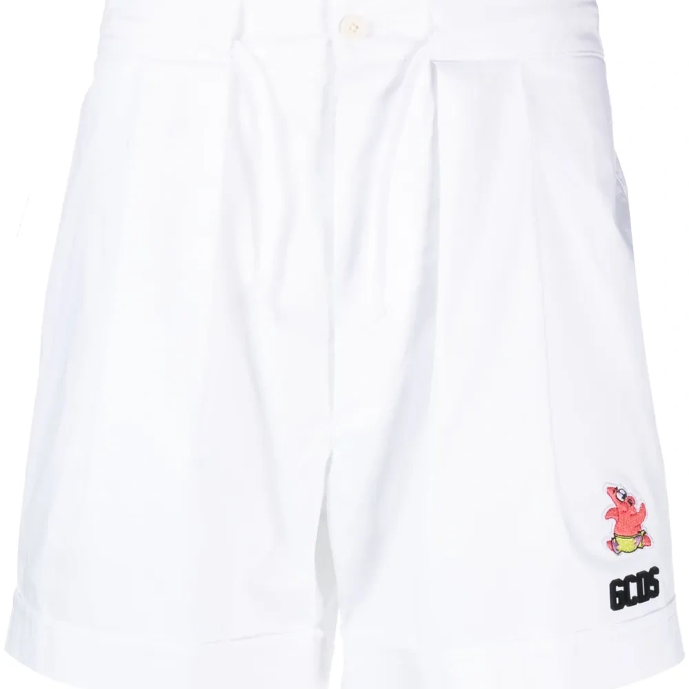 Шорты с нашивкой-логотипом