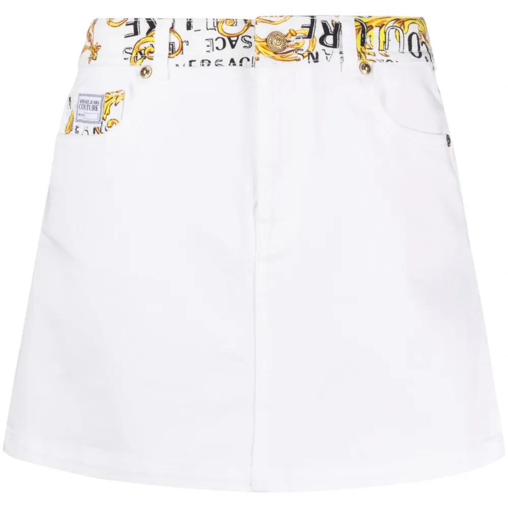 Юбка мини с принтом Logo Couture Юбка мини с принтом Logo Couture