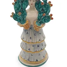 Фарфоровый подсвечник Cactus Woman