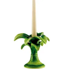 Маленький фарфоровый подсвечник Palm