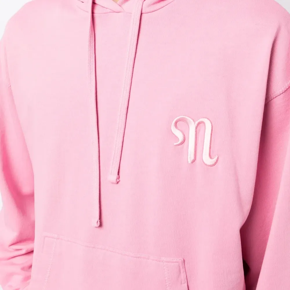 Худи из органического хлопка с вышитым логотипом