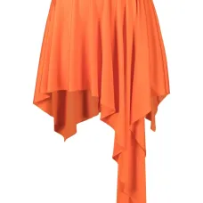 Драпированная юбка асимметричного кроя Драпированная юбка асимметричного кроя