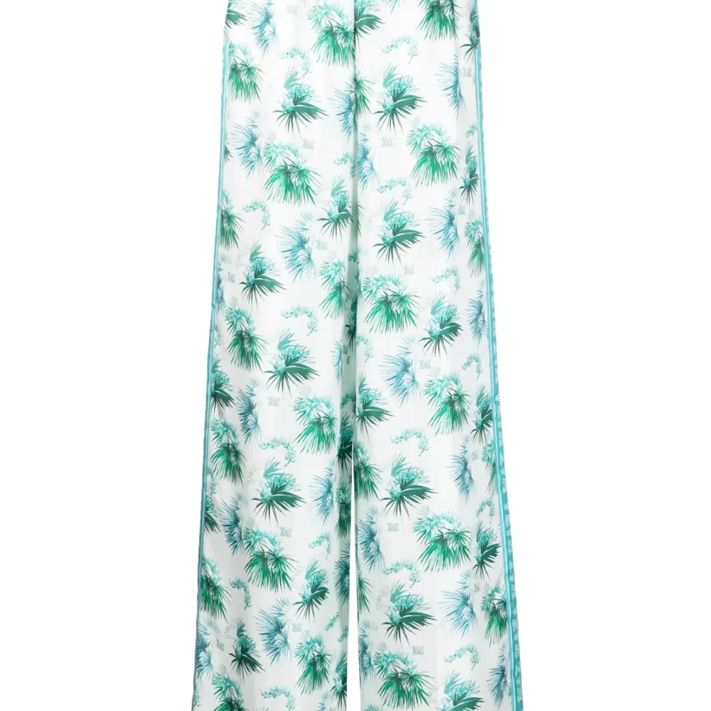 Брюки с графичным принтом