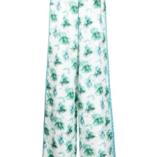 Брюки с графичным принтом