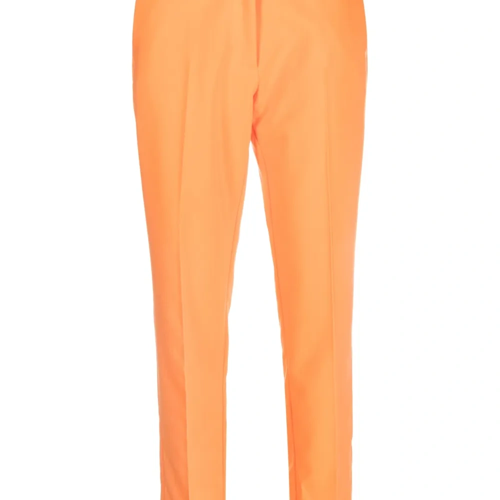 Укороченные брюки с завышенной талией