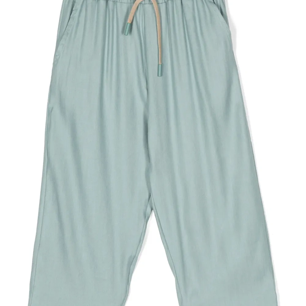 Прямые брюки с кулиской