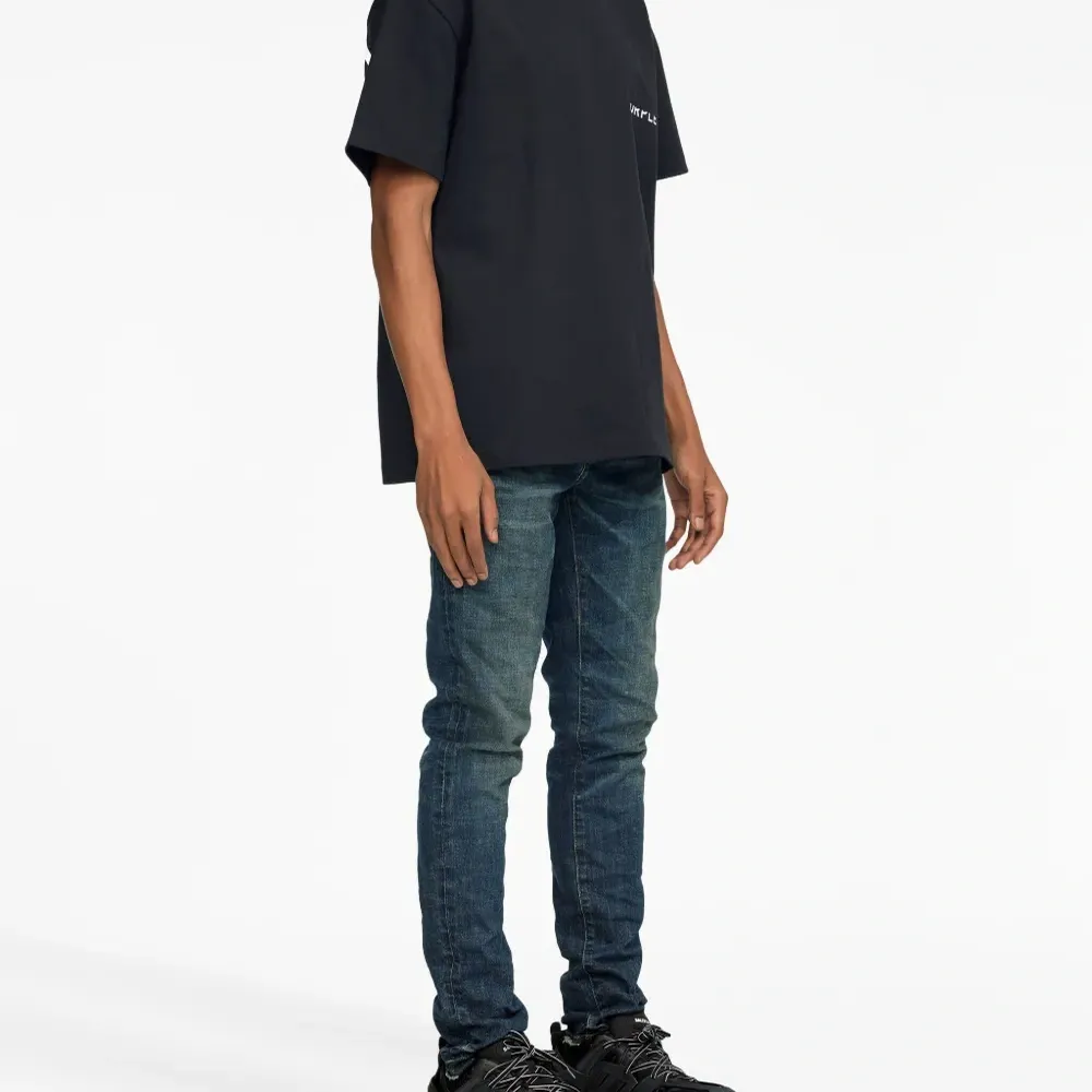 Брюки скинни с заниженной талией