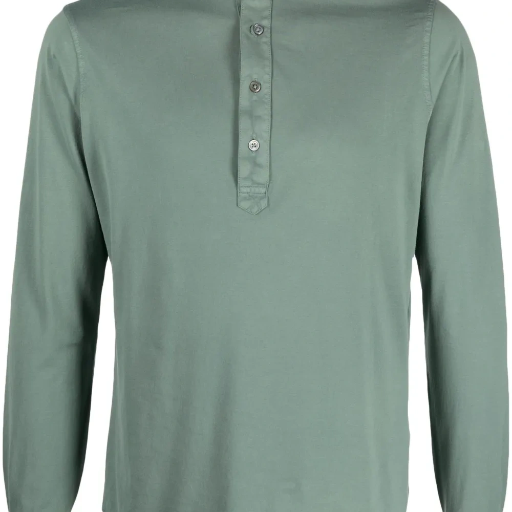 Рубашка поло с воротником-стойкой