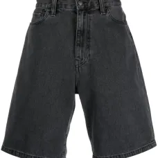 Джинсовые шорты с логотипом