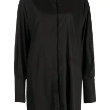 Платье-рубашка с вышитым логотипом Платье-рубашка с вышитым логотипом