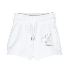 Шорты с кулиской и логотипом Шорты с кулиской и логотипом
