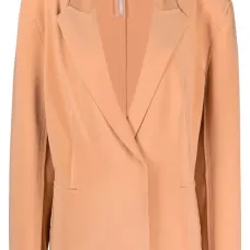 Однобортный пиджак прямого кроя Однобортный пиджак прямого кроя